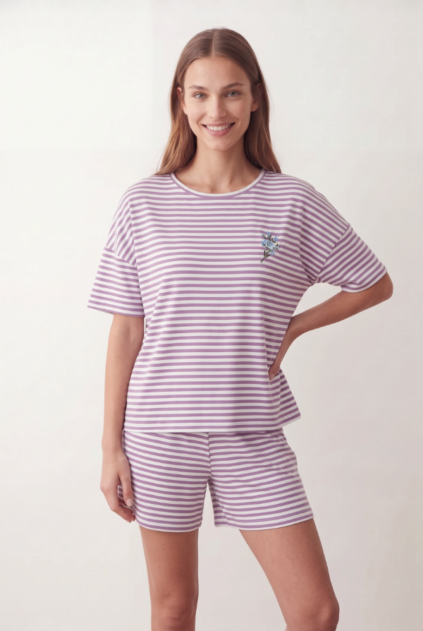 Producto - BOUQUET PIJAMA REMERA M/C Y SHORT C/BOL - 1