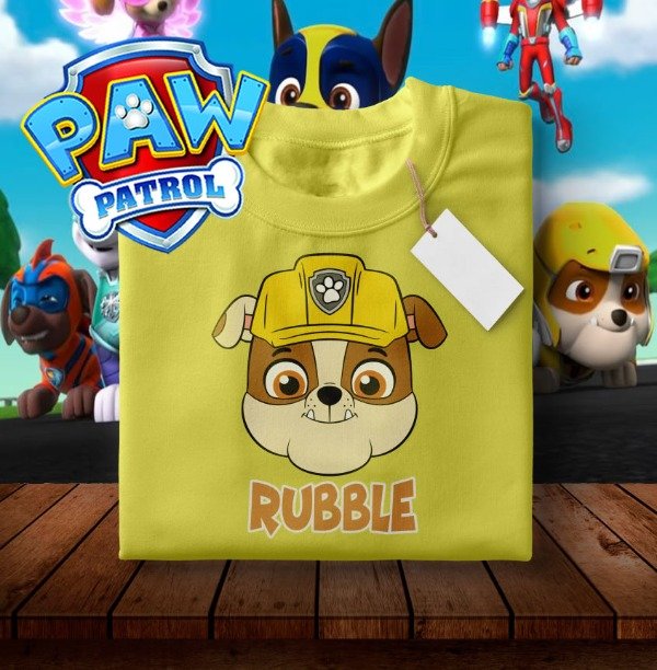 Producto - Plantillas Remeras Paw Patrol Diseños para Sublimar Sublimación DTF #r345 - 3