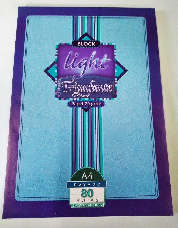 Producto - BLOCK A4 TRIUNFANTE X 80 HOJAS