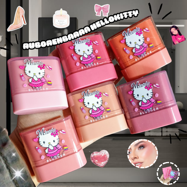 Producto - RUBOR EN BARRA HELLO KITTY MUNDO