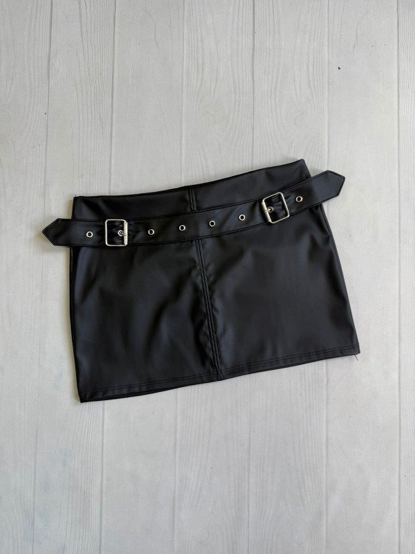 Producto - [4842] Pollera cinto 2 presillas cuerina