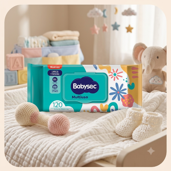 Producto - Babysec multiuso 120 unid