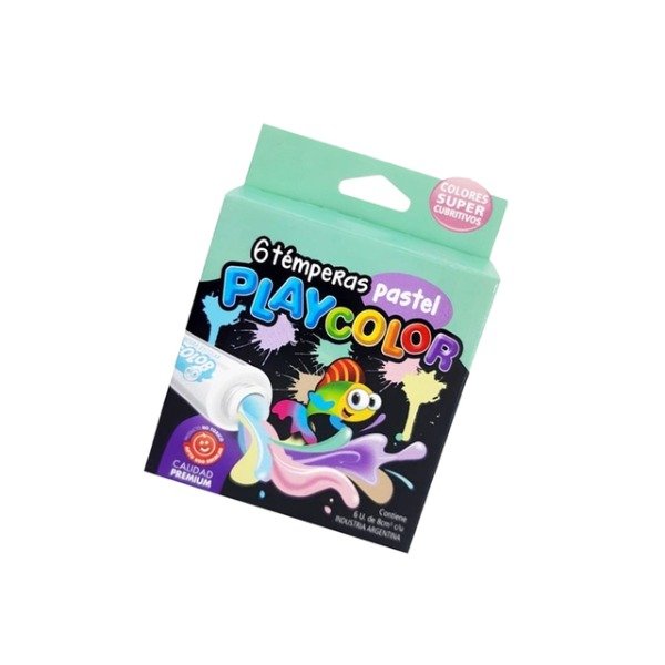 Producto - TEMPERA PLAYCOLOR PASTEL X6