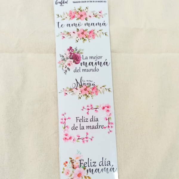 Producto - Transfer UV MAMÁ 002