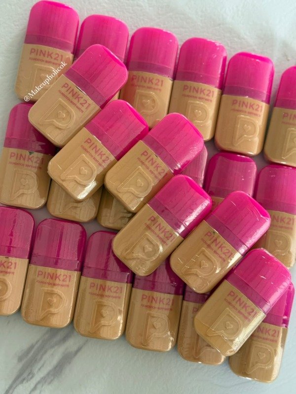 Producto - BASE FOUNDATION 12 HS TAPA ROSA - PINK 21 - CAJA DE 24 UNIDADES - 3