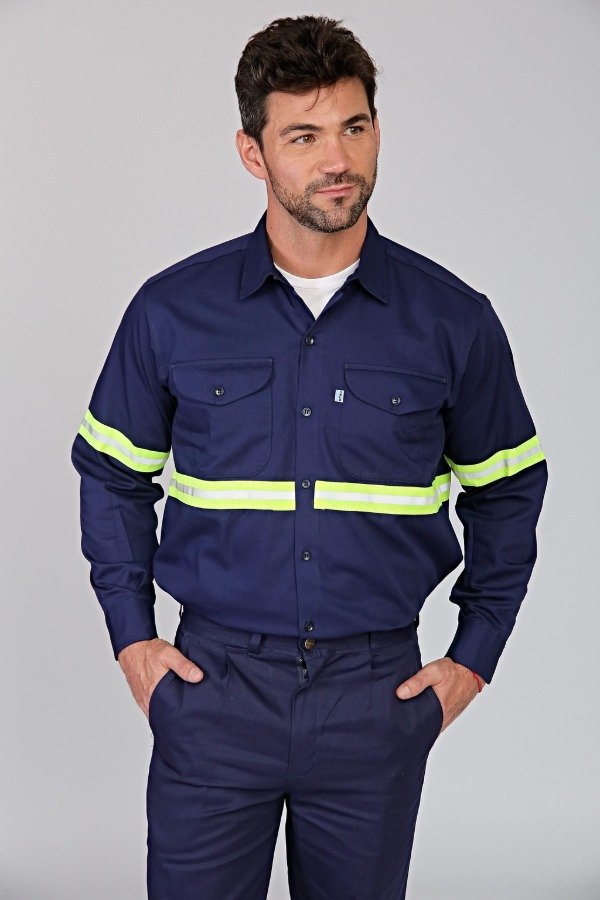 Producto - CAMISA OMBÚ DE TRABAJO CON REFLECTIVOS