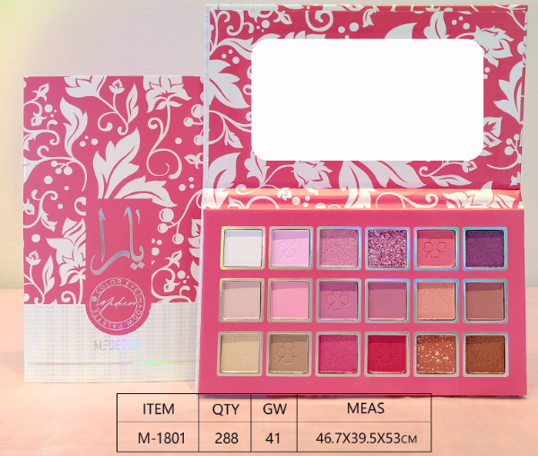 Producto - SOMBRA ARABE 18COLOR FUCSION M1801