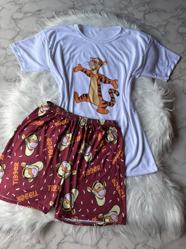 Producto - Pijama animado corto de modal soft c/ modal y lycra - Tiger
