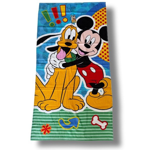 Producto - Mickey y Plutón - Toallon Algodon
