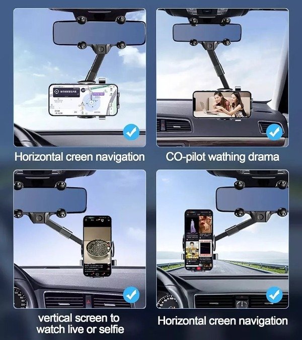 Producto - Soporte De celular para auto a espejo