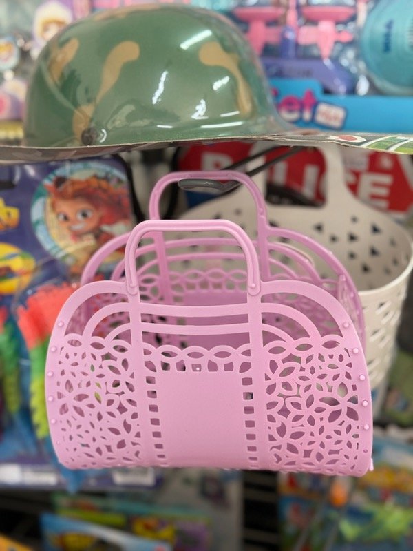 Producto - Canasto Plástico Calado con Manijas 6847