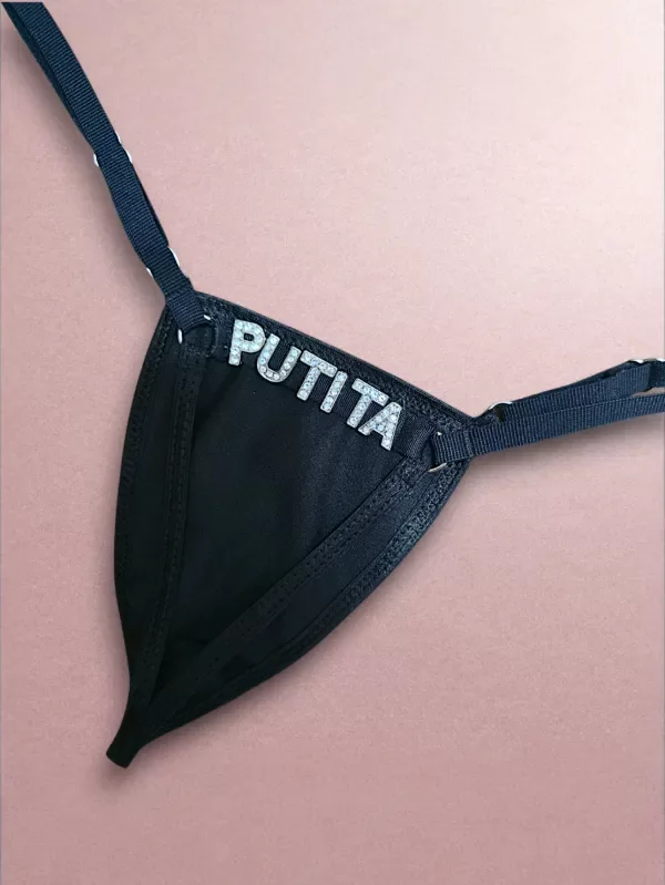 Producto - LESS ABIERTA STRASS PUTITA - 1