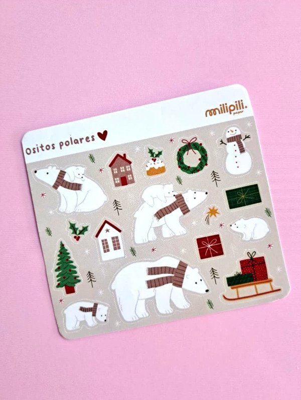 Producto - Stickers Ositos Polares