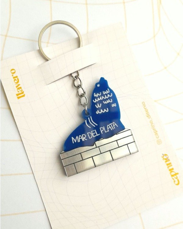 Producto - Llavero lobito rambla