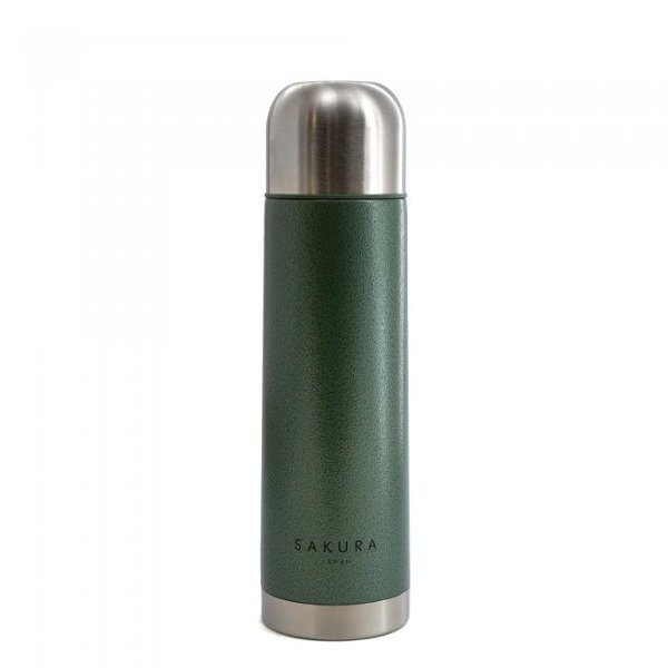 Producto - Termo Sakura Bullet Edition 0,5 Litros Acero Inoxidable Color Verde musgo