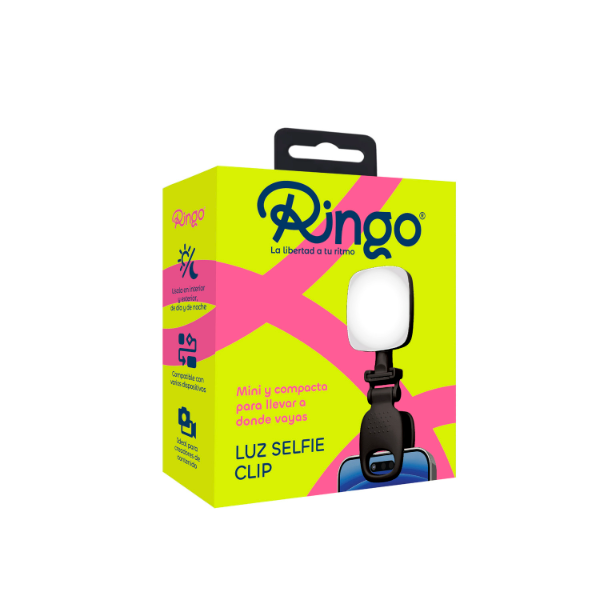 Producto - Luz Selfie Clip P/Celular -Ringo (Lzsc-C08-Pi01) - 3