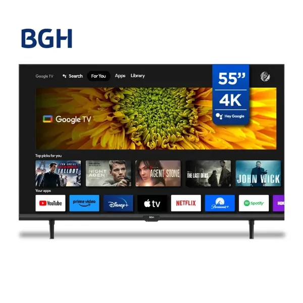 Producto - Smart TV 4K UHD 55" BGH Google TV B5523US6G
