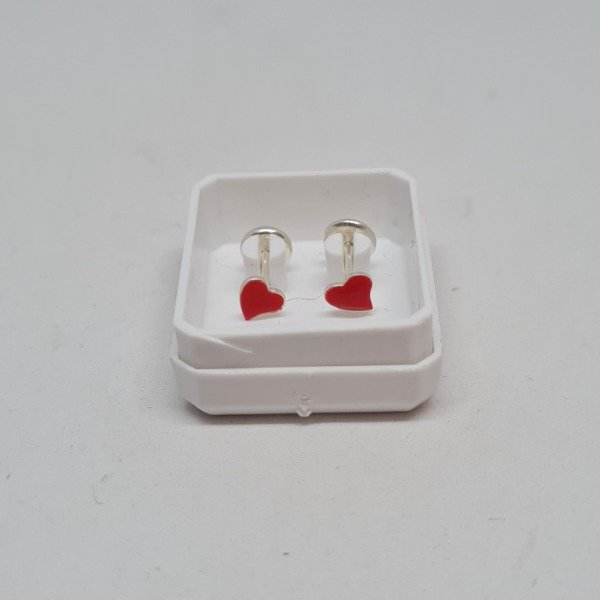 Producto - Aro corazon rojo