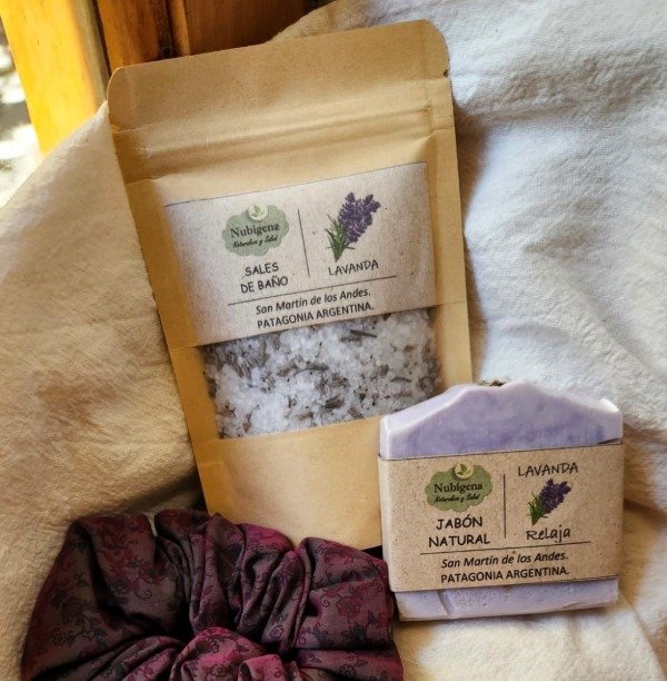 Producto - SALES DE BAÑO DE LAVANDA (120g)