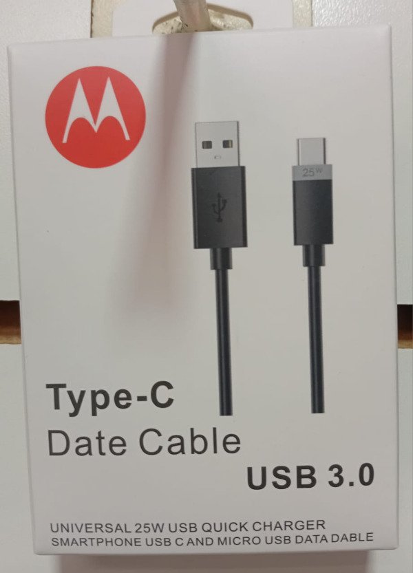 Producto - Cable Motorola USB a Tipo C 25W
