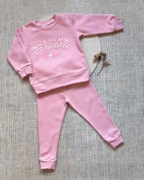 Producto - CONJUNTO FRISADO BELIEVE ROSA BEBE