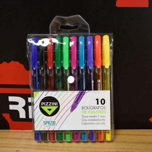 Producto - BOLIGRAFO DE COLORES SURTIDOS X10 B50CS1X10