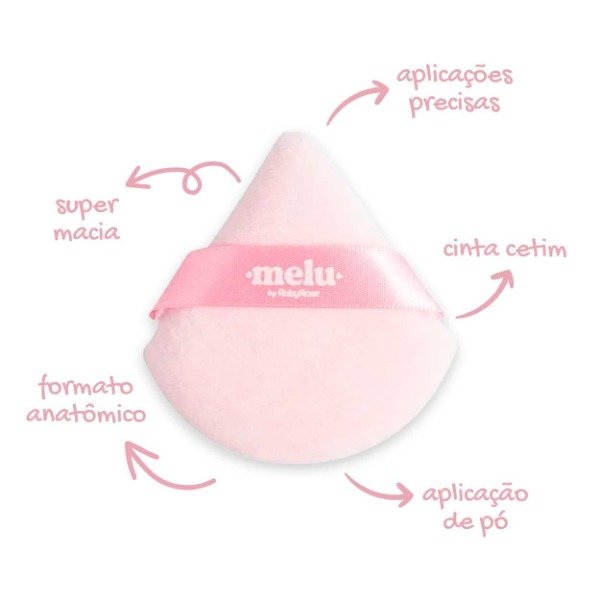 Producto - Esponja para polvo Melu - Ruby Rose - 1