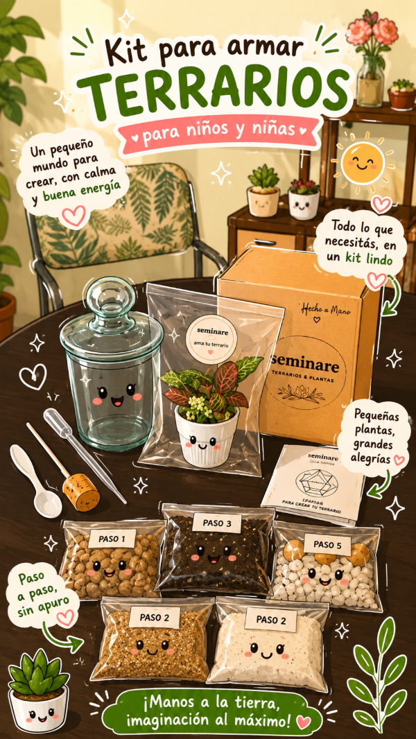 Producto - KIT PARA ARMAR TERRARIOS - 2