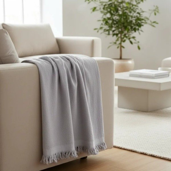 Producto - Pie de Cama Loto Gris Perla