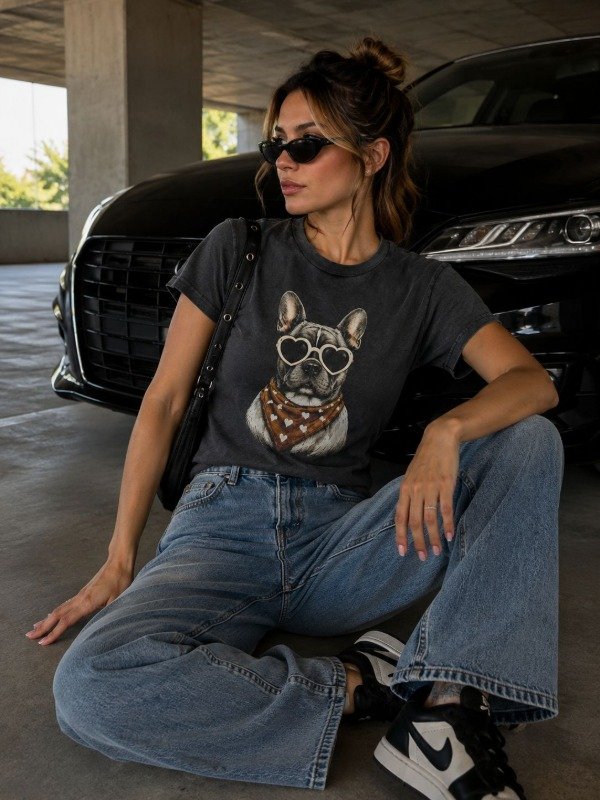 Producto - REMERA PRELAVADA PERRITOS - 2