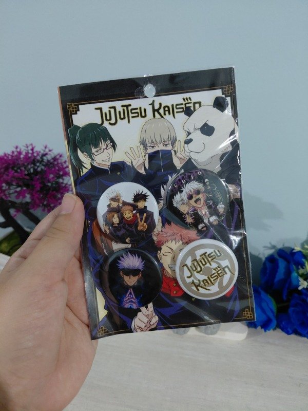 Producto - Pack de pines x 4 - Jujutsu Kaisen