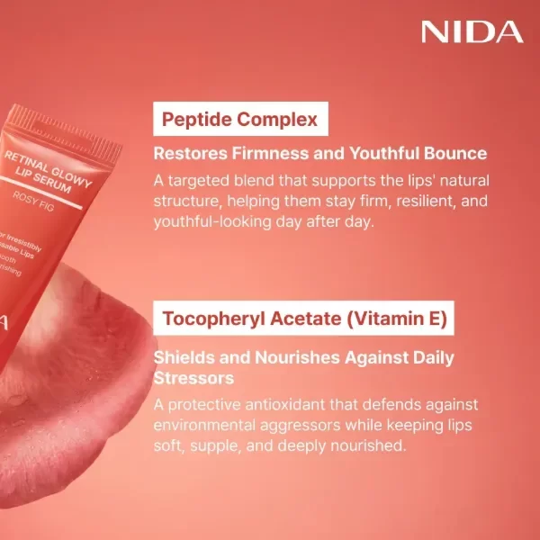 Producto - NIDA Retinal Glowy Lip Serum # Rosy Fig 7g - 2