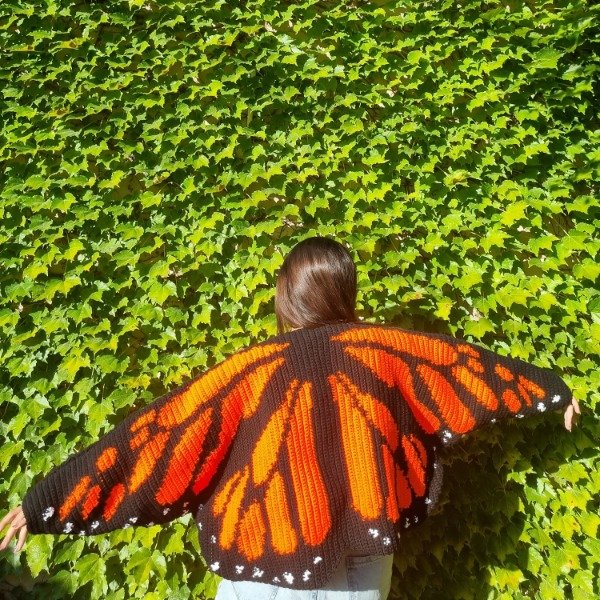 Producto - CARDIGAN MARIPOSA MONARCA