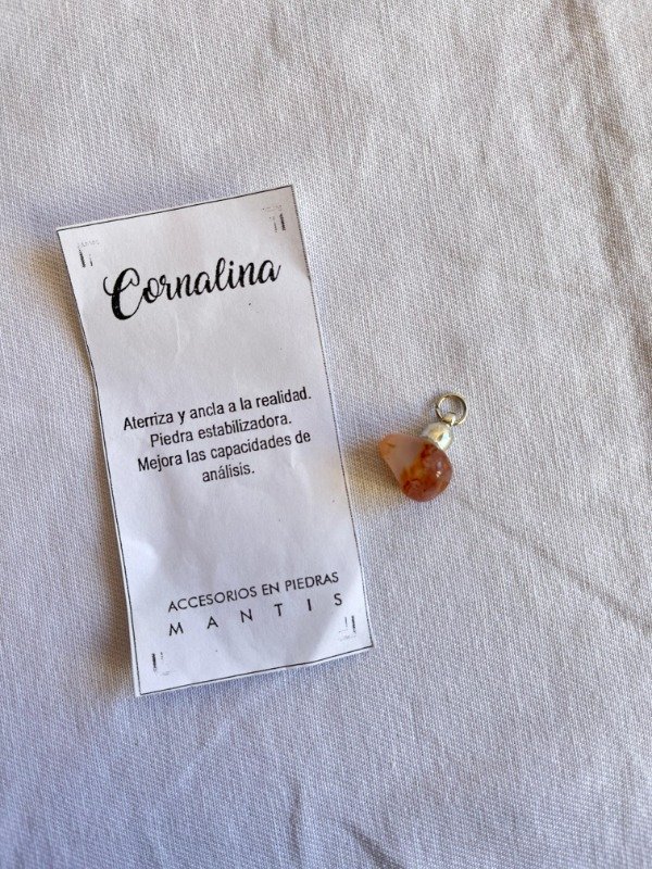 Producto - PIEDRA CON DIJE CORNALINA