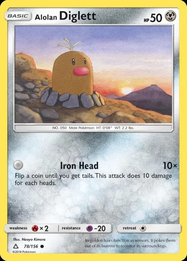 Producto - Pokemon Alolan Diglett (78/173) Ultra Prism