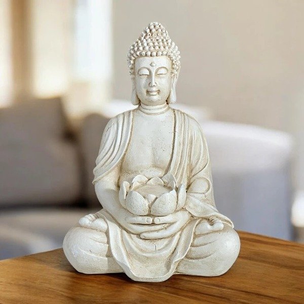 Producto - Buda LOTO Portavela 29 cm