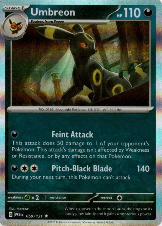 Producto - Umbreon - 059/131 - Prismatic Evolutions - Holo