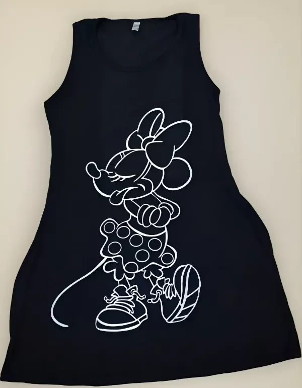 Producto - Vestido Minnie Silueta Negro T4