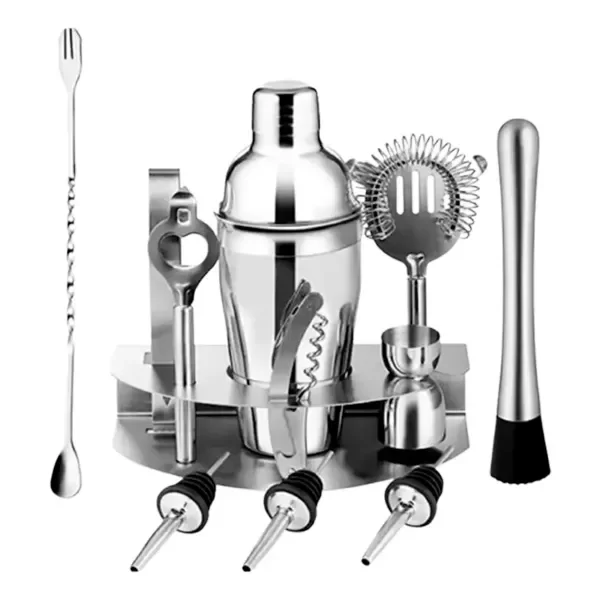 Producto - Set Kit Barman Completo Coctelera Tragos Bebidas PREMIUM