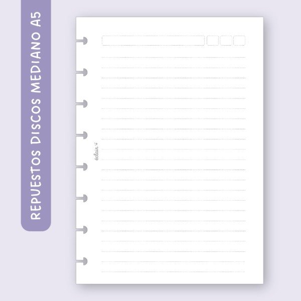Producto - Repuestos medianos x 80 - A5