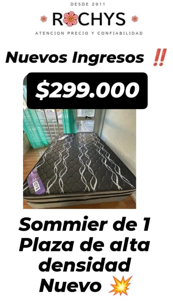 Producto - SOMMIEN DE UNA PLAZA DE ALTA DENSIDAD