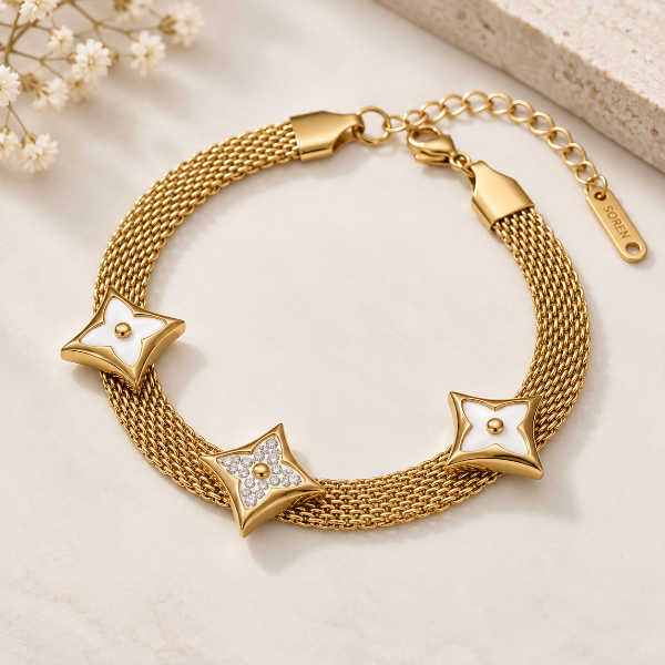 Producto - Pulsera Duna de malla de acero