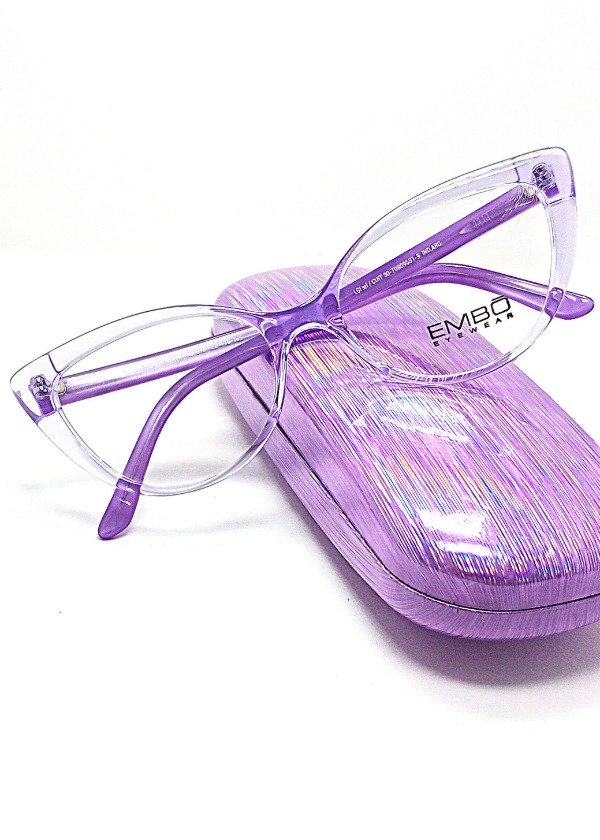 Producto - EMBO-Marco de Anteojos-Transparente Violeta