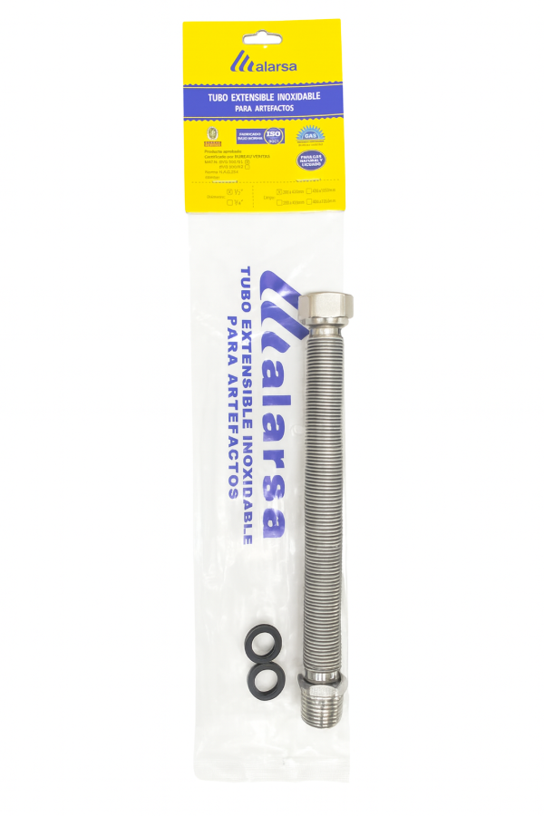Producto - Flexible Gas Alarsa media pulgada Ajustable 20 A 45 CM Certificado