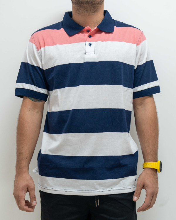 Producto - Chomba Lisboa blanco/azul