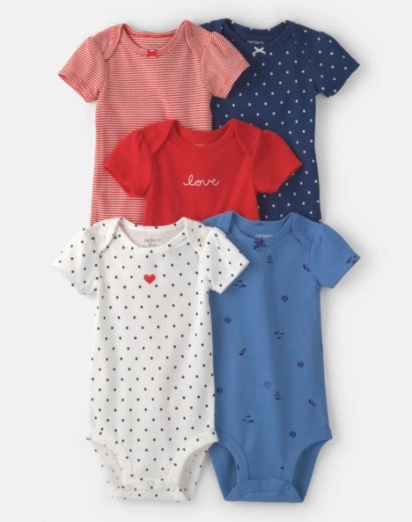 Producto - Pack de bodies CARTERS Talle 24 meses - 0