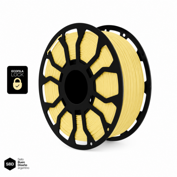 Producto - Filamento Hellbot ECOFILA PLA 1,75mm 1kg VAINILLA PASTEL