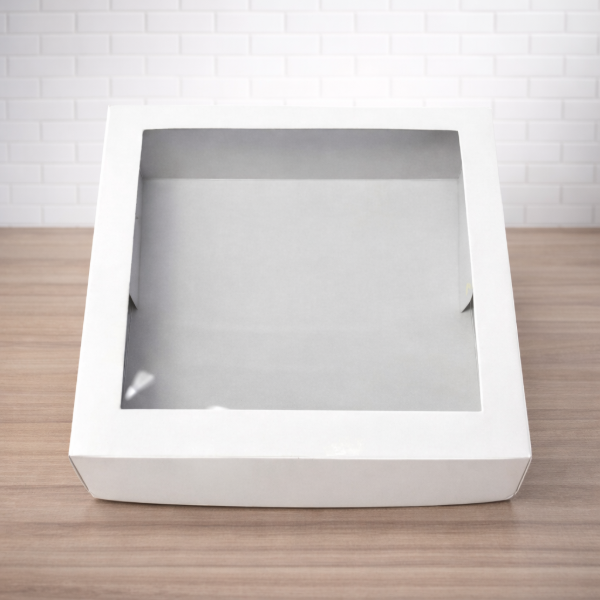 Producto - Box multiuso con apertura frontal 23x23x10 con visor - ideal tartas y rosca