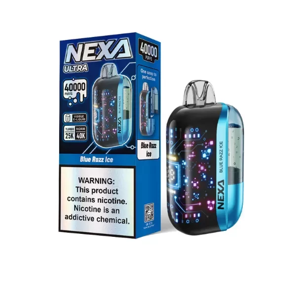 Producto - (POD DESCARTABLE) NEXA 40K ULTRA - BLUE RAZZ ICE