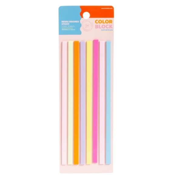 Producto - RESALTADORES ADHESIVOS COLORBLOCK FW